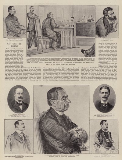 El juicio del capitán Dreyfus en Rennes de Charles Paul Renouard